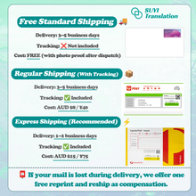 Load image into Gallery viewer, Suyi Translation Australian Shipping Options for Your Documents Flexible, Reliable