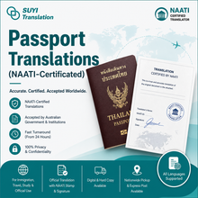 Load image into Gallery viewer, Passport Translations(NAATI-Certificated)