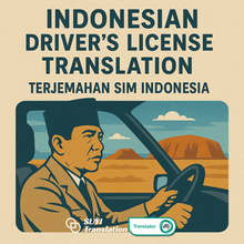 Load image into Gallery viewer, NAATI Certified Indonesia -&gt; English Drive License Translation
