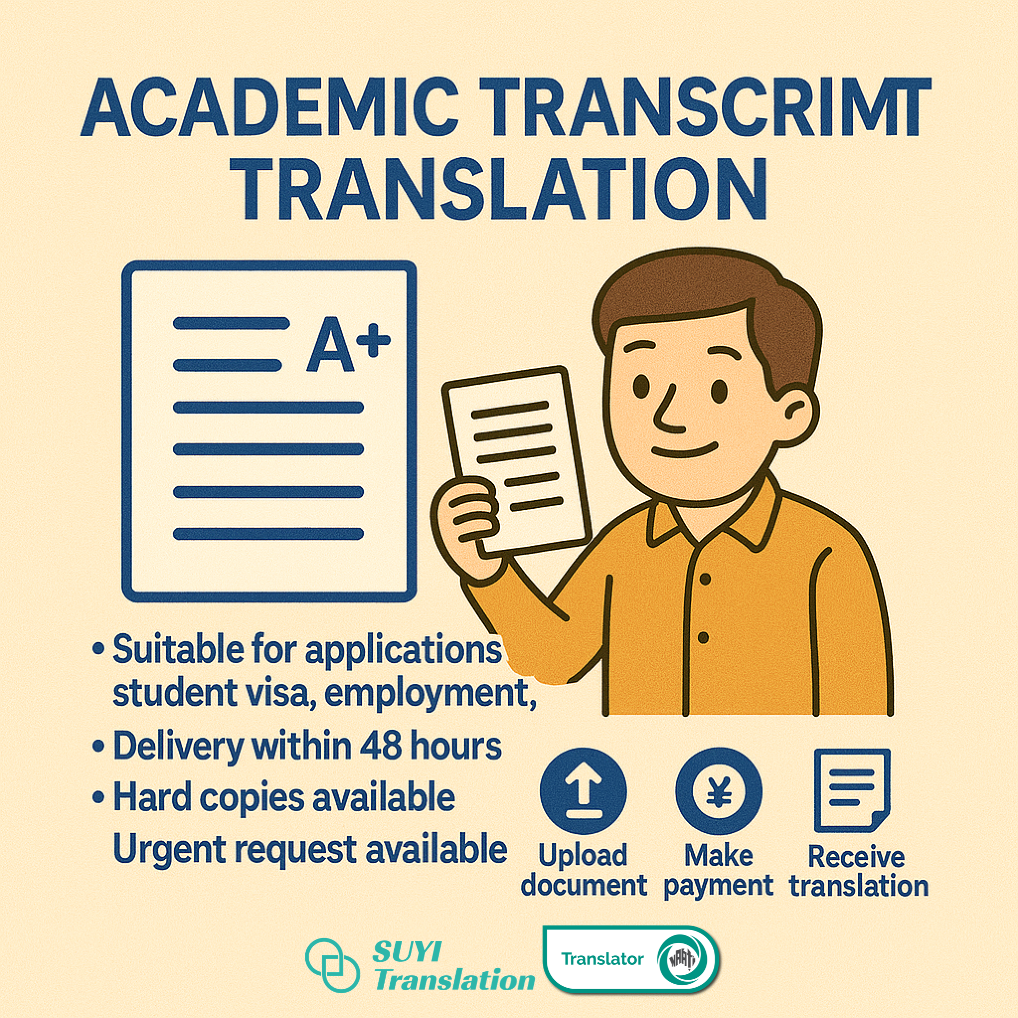 Academic Transcript Translations(NAATI-Certificated) – SUYI Translation