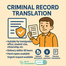 Load image into Gallery viewer, NAATI-Certificated Police Clearance Certificate (No Criminal Record ) Translation
