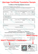 Load image into Gallery viewer, Marriage Certificate(NAATI-Certificated)

